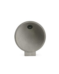 75563 Baliza de cemento gris de exterior Led 6W 2700K modelo Gaia de Faro Barcelona