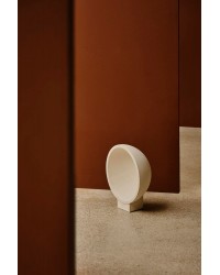 75564 Baliza de cemento beige de exterior Led 6W 2700K modelo Gaia de Faro Barcelona