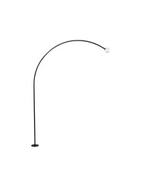 75559 Baliza negra y bola de cristal LED 3W 2700K 24V modelo Cuca 1193 de Faro