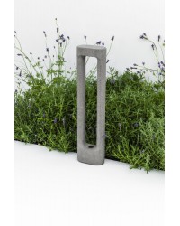75552 Baliza de cemento en color gris de exterior LED 2700K, altura 611mm modelo Totem de Faro