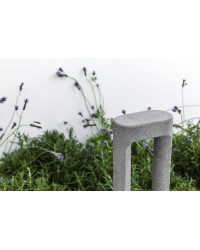 75553 Baliza de cemento en color gris de exterior LED 3000K, altura 611mm modelo Totem de Faro