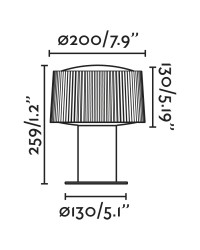 74433S-04 Lámpara de sobremuro modelo Muffin en gris oscuro y difusor PMMA opal, altura 25,9cm de Faro Barcelona