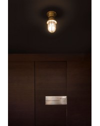 70993 Faro Lámpara Sobremuro Mauren Dorado 23cm