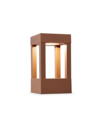 70841 Baliza marrón LED 2700K 9W altura 20cm, modelo Agra de Faro