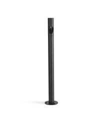 70247 Baliza negra 8W 2700K, 60cm de exterior modelo Bezel de Faro