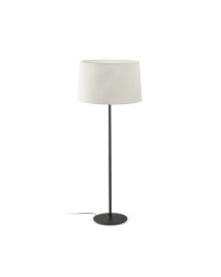 WINDSOR PIE DE SALON NEGRO PANTALLA LINO 1xE27 20227-152...