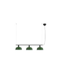 TATAWIN COLGANTE LIN. PANTALLA METAL M VERDE 3xE27...