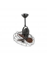 33715 Ventilador de techo sin luz marrón de 3 aspas, modelo Keiki Faro Barcelona