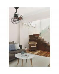 33715 Ventilador de techo sin luz marrón de 3 aspas, modelo Keiki Faro Barcelona