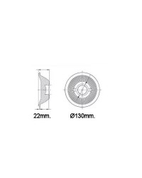 81.070/18 Electro Dh Placa Led 18W Con Imán Para Plafones