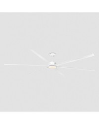 34210-130 Ventilador de techo con luz LED 32W 3000K industrial 6 palas, motor DC, modelo Rotterdam 30 de Faro