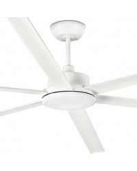34206 Ventilador de techo sin luz blanco mate, 6 palas, motor DC, diámetro 250cm, modelo Rotterdam 25 de Faro