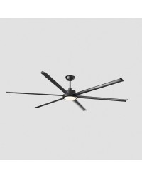 34207-130 Ventilador de techo con luz LED 32W 3000K, 6 palas, motor DC, diámetro Ø250cm, modelo Rotterdam 25 de Faro