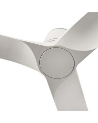 33826 Ventilador de techo de plafón sin luz blanco DC, 3 palas, modelo Hey Tub de Faro