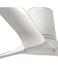 33826 Ventilador de techo de plafón sin luz blanco DC, 3 palas, modelo Hey Tub de Faro