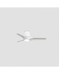 33826-1TW Ventilador de techo de plafón con luz LED CCT blanco DC, 3 palas, modelo Hey Tub de Faro