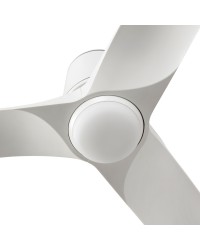 33826-1TW Ventilador de techo de plafón con luz LED CCT blanco DC, 3 palas, modelo Hey Tub de Faro