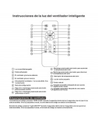 11816 Ventilador de techo con luz LED CCT blanco y plata, motor DC, 3 palas modelo Togo de Alemar
