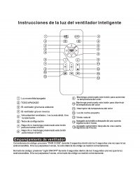 11823 Ventilador de techo con luz LED CCT blanco y madera, motor DC, 3 palas, diámetro Ø40cm, modelo Mini Togo de Alemar