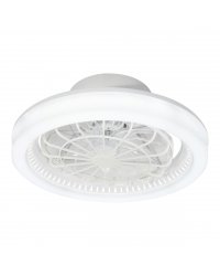 11570 ventilador de techo compacto con luz LED CCT blanco modelo Ramses de Alemar