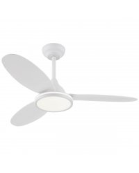 11561 Ventilador de techo con luz LED CCT blanco DC, diámetro Ø107cm, 3 palas modelo Mahón de Alemar