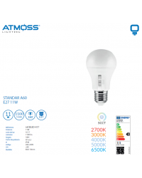BLED-417 ATMOSS Lámpara LED A60 E27 11W CCT 1100LM