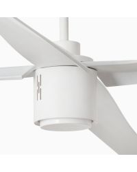 33494WW Ventilador de techo Attos con luz extra largo blanco DC Sistema Smart AP WIZ de Faro
