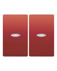 18709-CJL BJC Iris Tecla Doble C/Visor Cobre Jaipur Para Doble Int./Conm.