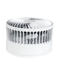 93.050/A Mini ventilador portátil de sobremesa blanco USB recargable de DH