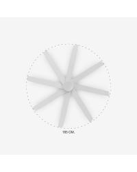 33553AWW Ventilador de techo con luz extra grande blanco DC, Smart APP WIZ, Century de Faro Barcelona