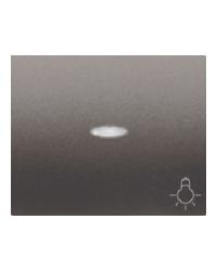 18717-ANL BJC Iris Tecla Pulsador C/Visor Logo Luz Acero Neptuno