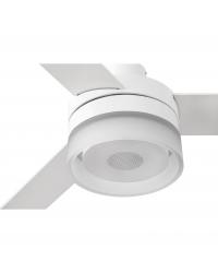 33460 Ventilador de techo con luz y tres palas reversibles blanco y arce modelo Ice de Faro Barcelona