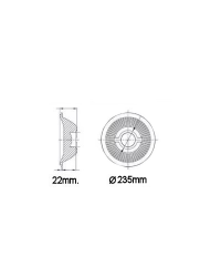 81.070/30 Electro Dh Placa Led 30W CCT Con Imán Para Plafones