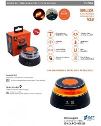 THULOS TH-V16 Baliza Emergencia V16 Geolocalizable Homologada DGT