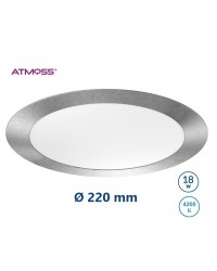 DOW-278 ATMOSS Downlight circular Aluminio LED 18W 4200K 120º 1350Lm
