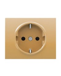 18724-OD BJC Iris Tapa Base Enchufe Dorado Odisea