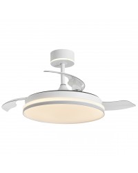 11831 ventilador de techo con luz y 3 palas retráctiles modelo luxe de Alemar