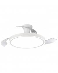 16029 Ventilador de techo con luz LED CCT blanco, Ø40cm, motor DC, 3 palas modelo Kuper de Alemar