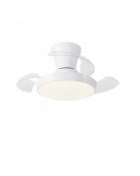 16027 ventilador de techo 3 palas retráctiles con luz blanco Ø28cm modelo Cabrio de Alemar