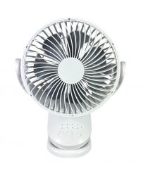 93.043 Mini ventilador portátil de pinza oscilante y con temporizador blanco de DH