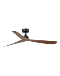 Ventilador techo sin luz negro/nogal DC Rocker Ø1320mm...
