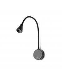 BEL LECTOR NEGRO LED 3W 3000K