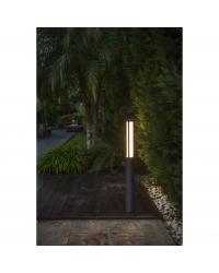 75606 Faro Barcelona Baliza Logar-2 Gris oscuro LED