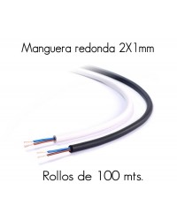 MANGUERA 2X1 H05VV-F ROLLO DE 100 MTS