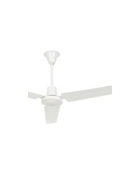33001 Ventilador de techo sin luz blanco 3 palas modelo Indus de Faro Barcelona