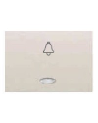 Tecla Pulsador Logo Timbre Luminoso Blanco BJC CORAL 21716-L