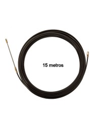 AN4.015 Guía Pasacables Nylon De 4Mm 15 Metros Negro Arnocanali