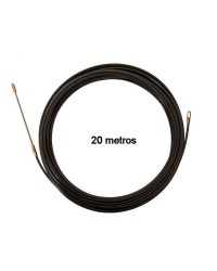 AN4.020 Guía Pasacables Nylon De 4Mm 20 Metros Negro Arnocanali