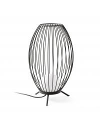 75608 Lámpara portátil LED 12W gris oscuro exterior modelo Cage de Faro Barcelona