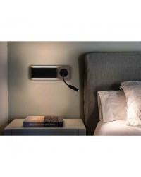 20062 Lámpara aplique con lector LED 6W 3000K modelo mood Faro